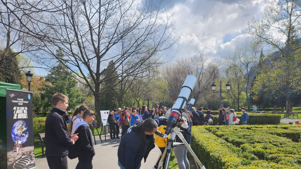 Observații solare gratuite în parcul Nicolae Titulescu