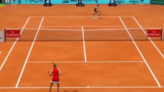 Sorana Cîrstea a învins-o pe Bianca Andreescu la  Mutua Madrid Open Virtual Pro