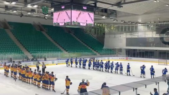 România a învins Ucraina la hochei pe gheață