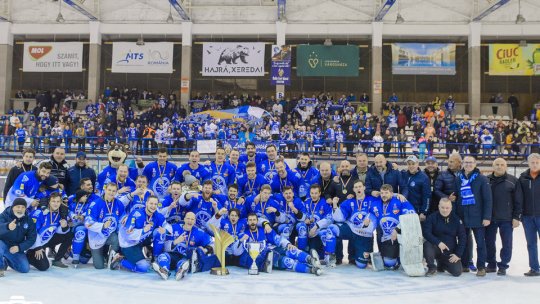 Sport Club Miercurea Ciuc este noua campioană a României la hochei pe gheaţă