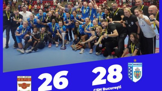 CSM Bucureşti a cucerit Supercupa României la handbal feminin