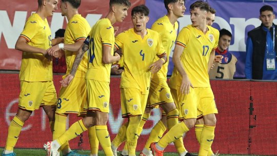 Echipa naţională de fotbal U21 a României a învins pe teren propriu