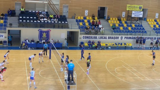 Corona Brașov, prima victorie în acest sezon al Diviziei A1 la volei feminin