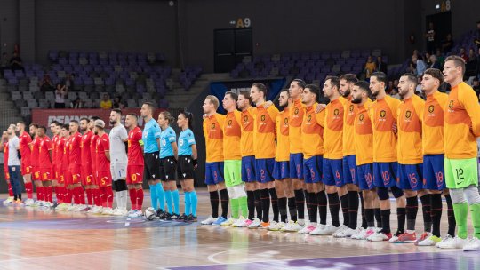 Naţionala de futsal a României a învins dramatic echipa Olandei