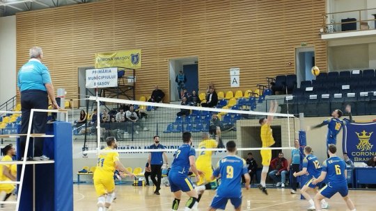 Echipa de volei masculin Corona Brașov a obținut a patra victorie consecutivă în Divizia A1
