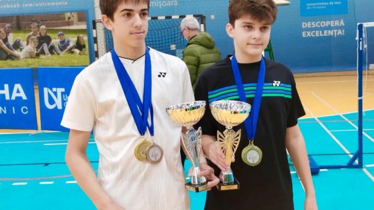 Kids Tâmpa, medalii la Naționalele de badminton