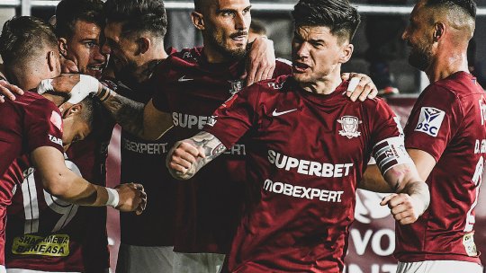 3 la 1 pentru Rapid București în meciul cu CFR Cluj, în play-off-ul Superligii