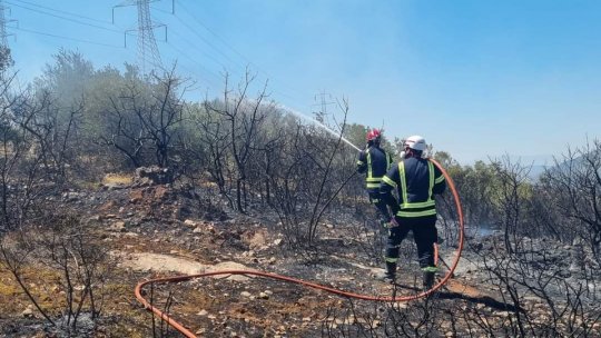 Pompierii români au plecat din nou în Grecia