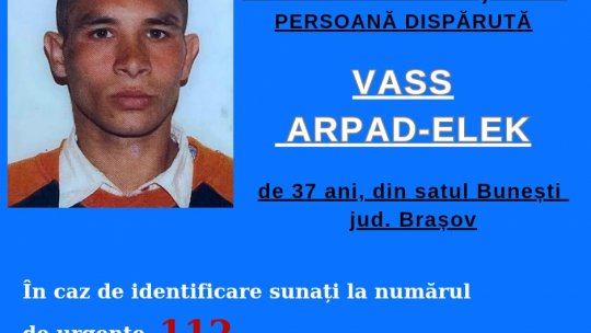 Polițiștii caută un bărbat dispărut din satul Bunești