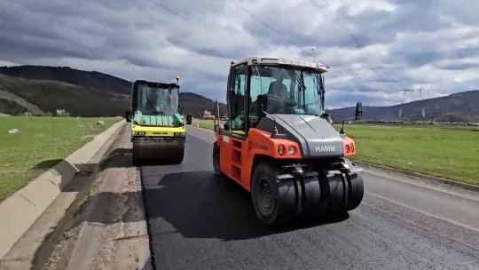 VIDEO Atenție, șoferi! Se lucrează pe drumurile naționale din județul Brașov!