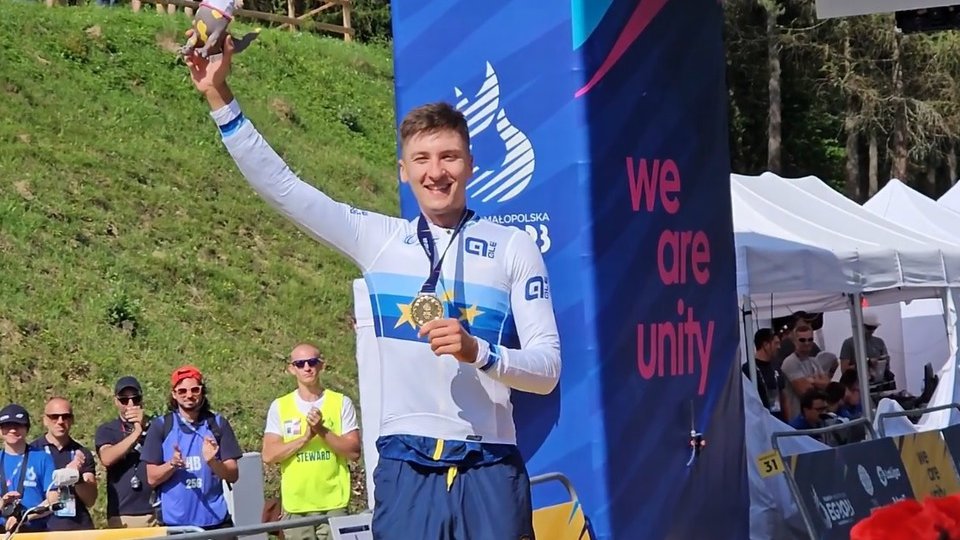 Medalie de aur pentru ciclistul Vlad Dascălu la Jocurile Europene din Polonia