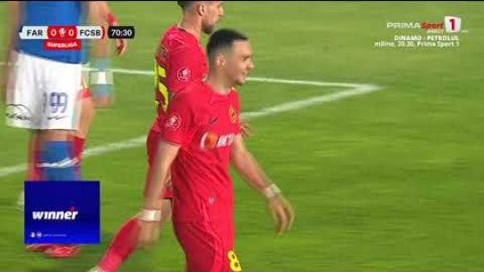 FCSB, victorie la Ovidiu