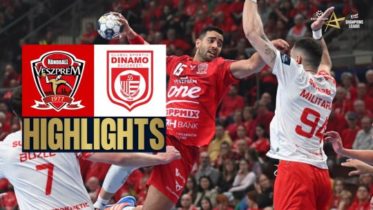 Handbal masculin. Dinamo, eșec la Veszprem | VIDEO