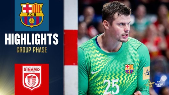 Handbal. Dinamo a fost învinsă de Barcelona | VIDEO