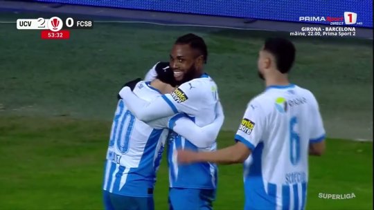 Fotbal. Craiova o învinge pe FCSB cu 1-0 | VIDEO