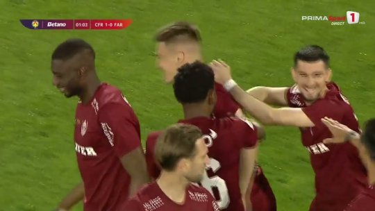 Fotbal: CFR Cluj e în finala Cupei României | VIDEO