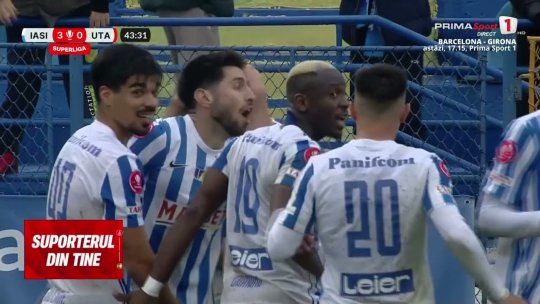 Fotbal: Poli Iaşi a trecut uşor de UTA | VIDEO