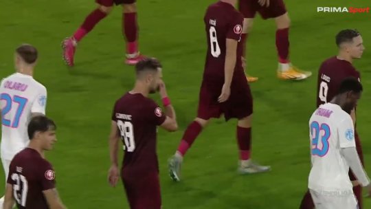 Fotbal: Remiză între CFR Cluj şi FCSB | VIDEO