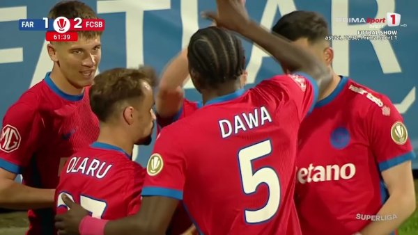 Fotbal. FCSB, victorie la Farul, în Superligă | VIDEO