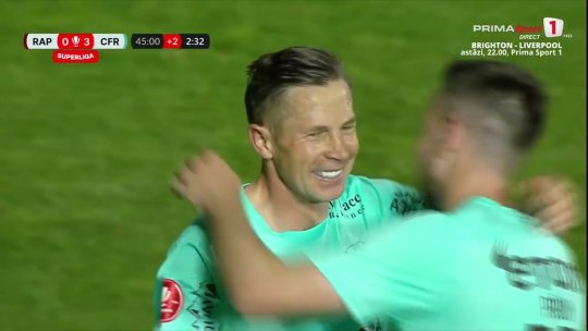 VIDEO CFR Cluj a învins-o la scor pe Rapid, în Superliga