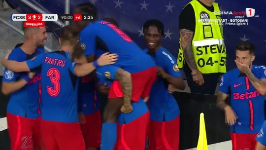Fotbal: FCSB a câştigat meciul cu Farul cu scorul de 3-2 | VIDEO