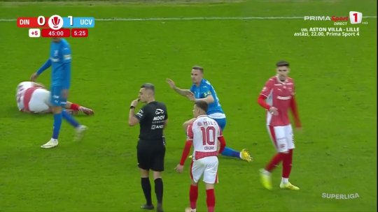 Fotbal. Dinamo a fost învinsă de Craiova | VIDEO