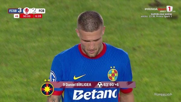Fotbal. Superliga: FCSB - FC Botoșani 3-2 | VIDEO