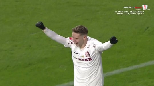 Fotbal: CFR Cluj a învins la scor pe UTA Arad VIDEO