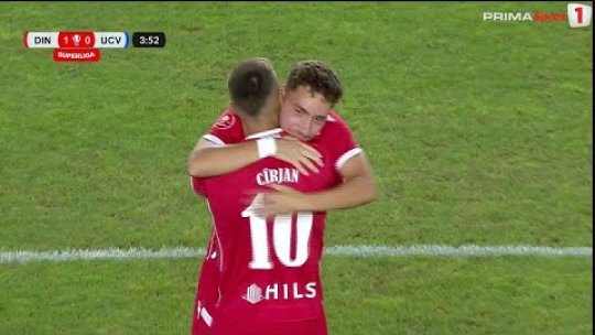 Fotbal: Dinamo a învins-o pe Universitatea Craiova (2-1) în Superligă