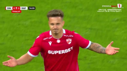 Fotbal: Dinamo - Rapid 0-0, în ultimul derby al sezonului din Superliga VIDEO