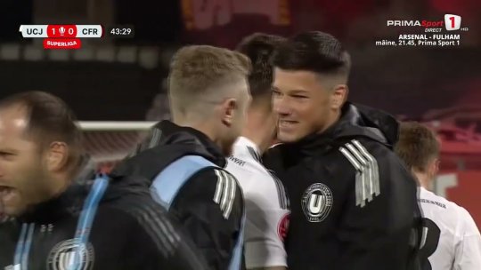 Fotbal: Pas greşit pentru CFR Cluj | VIDEO