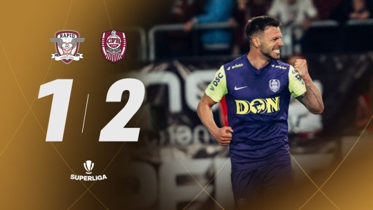 Fotbal: CFR câștigă în Giulești, în Superliga | VIDEO