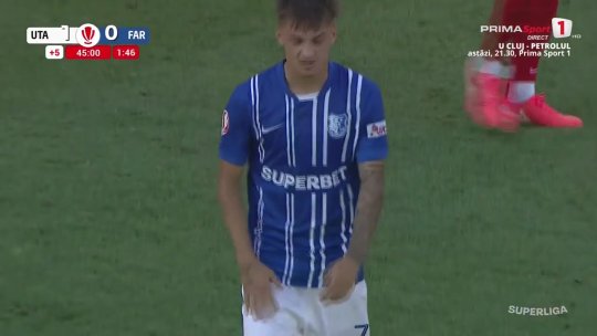 Fotbal: UTA Arad a învins Farul şi e prima în Superligă | VIDEO