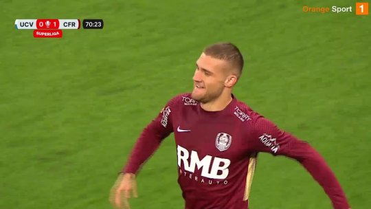 Craiova a fost învinsă de CFR Cluj | VIDEO