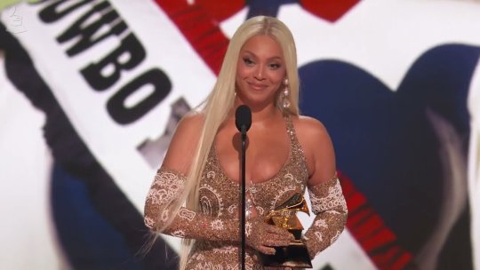 Beyoncé a câștigat cel mai important trofeu la Gala Grammy