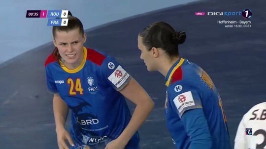 Handbal feminin: România a pierdut și al doilea amical contra Franței