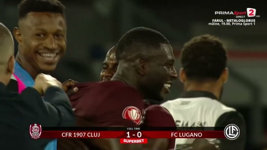 Fotbal: CFR Cluj s-a calificat în turul 3 al Europa League VIDEO