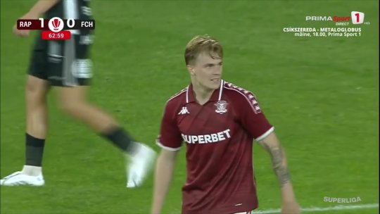 VIDEO Fotbal: Rapid București, învinsă acasă de FC Hermannstadt / CFR Cluj, egal cu UTA