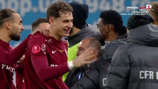Fotbal: CFR Cluj, noul lider al Superligii, după 2-0 cu Universitatea Craiova, în deplasare