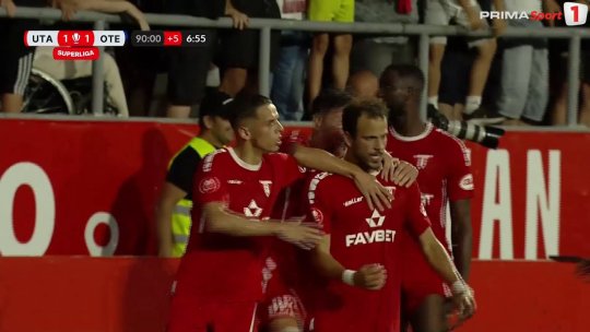 Fotbal: UTA Arad a luat un punct Oţelului | VIDEO