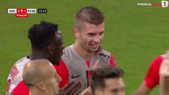 Fotbal: FCSB, victorie la Sfântu Gheorghe VIDEO