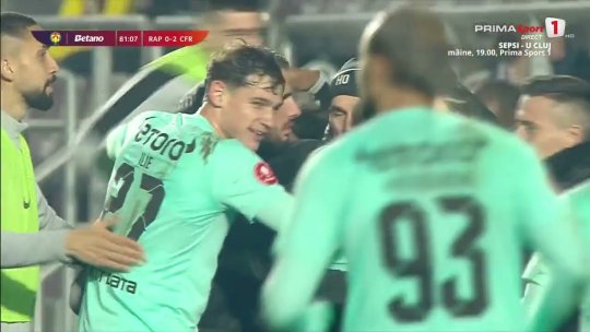 Fotbal: CFR Cluj și Rapid, în sferturile Cupei României