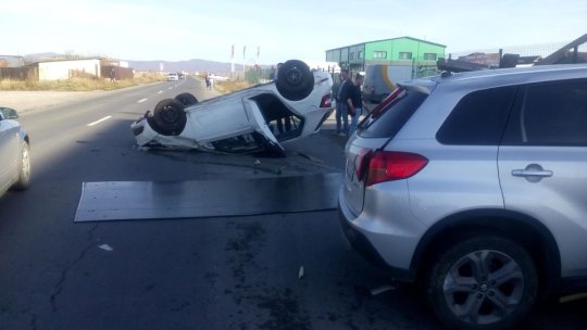 Accident rutier la Tărlungeni