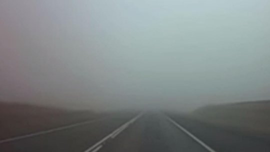 Cod galben de ceaţă, în judeţul Braşov