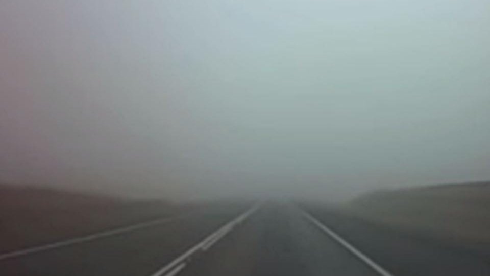 Cod galben de ceaţă, în judeţul Braşov