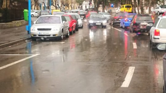 Lucrări pe strada Carierei