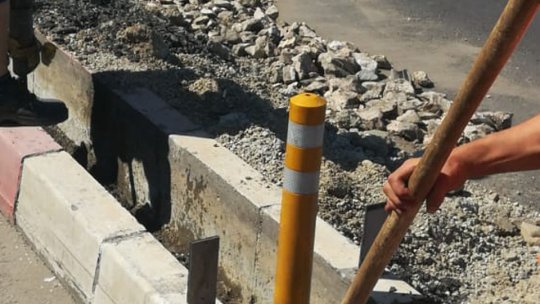 Lucrări pentru realizarea rețelelor de apă și canalizare la Dumbrăviţa