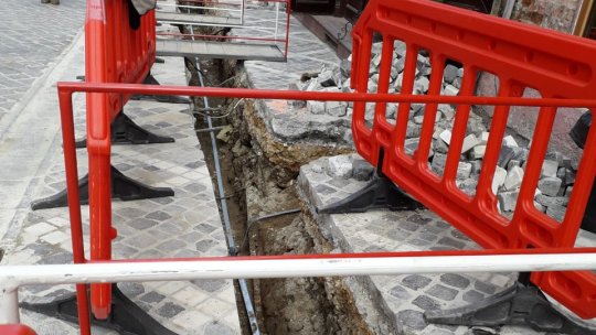 Atenție, brașoveni! De luni, încep săpăturile pe strada Poarta Șchei