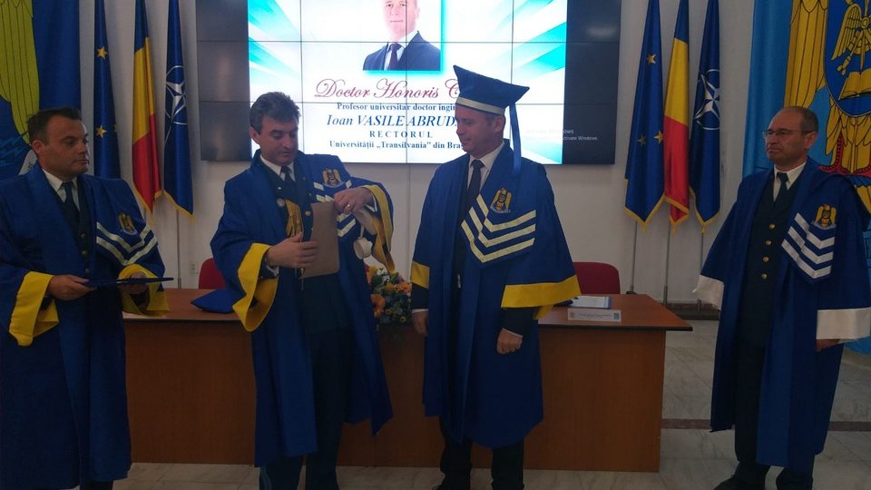 Ioan Abrudan, Doctor Honoris Causa al Academiei Forţelor Aeriene Henri Coandă