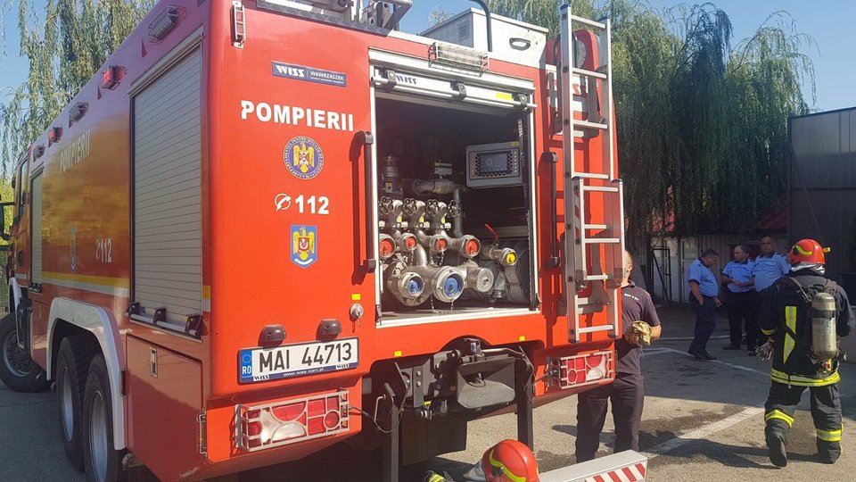 Incendiu la un restaurant din Săcele